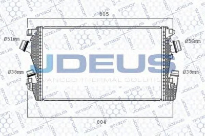 JDEUS 820m83a -  Интеркулер