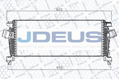 JDEUS 820m90a -  Интеркулер