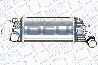 JDEUS 821m35a -  Интеркулер