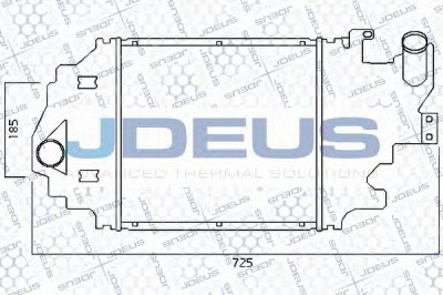 JDEUS 823m30a -  Интеркулер