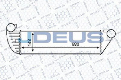 JDEUS 823m53 - Интеркулер
