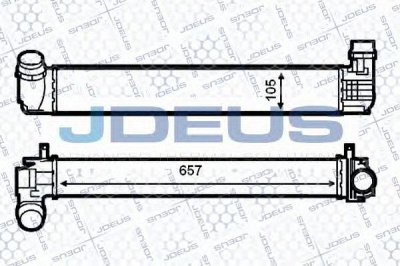 JDEUS 823m90a -  Интеркулер