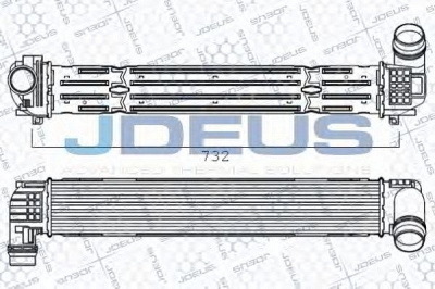 JDEUS 823m91a -  Интеркулер