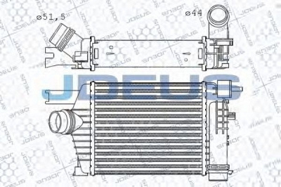 JDEUS 823m95a -  Интеркулер
