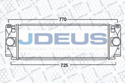 JDEUS 830m54 -  Интеркулер