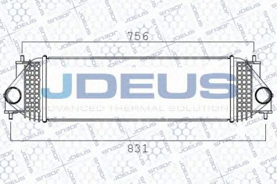 JDEUS 842m18a -  Интеркулер