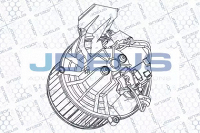 JDEUS bl0070001 -  Электродвигатель, вентиляция салона