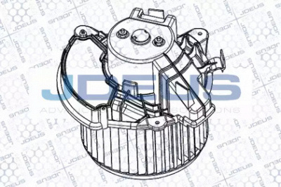 JDEUS bl0110026 -  Электродвигатель, вентиляция салона