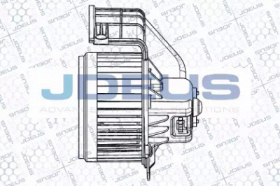 JDEUS bl0230006 -  Электродвигатель, вентиляция салона