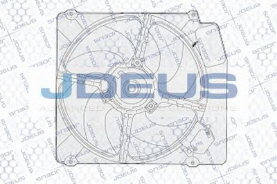 JDEUS ev02251 -  Вентилятор, охлаждение двигателя