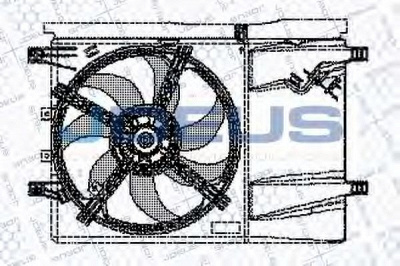 JDEUS ev11m670 -  Вентилятор, охлаждение двигателя