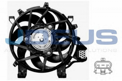 JDEUS ev200851 -  Вентилятор, конденсатор кондиционера