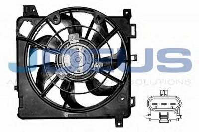 JDEUS ev200980 -  Вентилятор, охлаждение двигателя