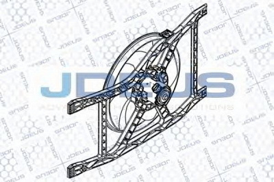 JDEUS ev879610 -  Вентилятор, охлаждение двигателя