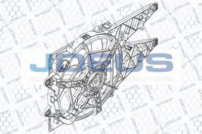 JDEUS ev896200 -  Вентилятор, охлаждение двигателя