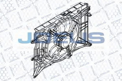 JDEUS ev8c6140 -  Вентилятор, охлаждение двигателя
