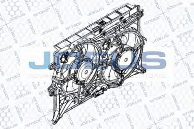 JDEUS ev8e9740 -  Вентилятор, охлаждение двигателя