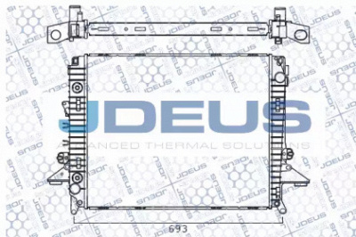 JDEUS m002038a -  Радиатор, охлаждение двигателя