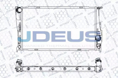 JDEUS m0050840 -  Радиатор, охлаждение двигателя