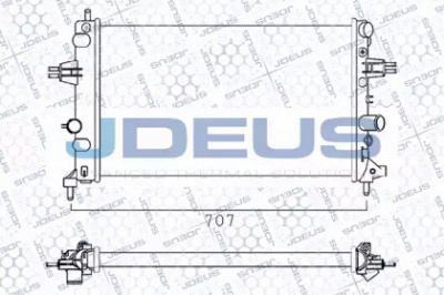 JDEUS m020042a -  Радиатор, охлаждение двигателя