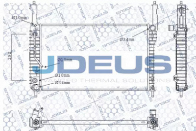 JDEUS m0200700 -  Радиатор, охлаждение двигателя