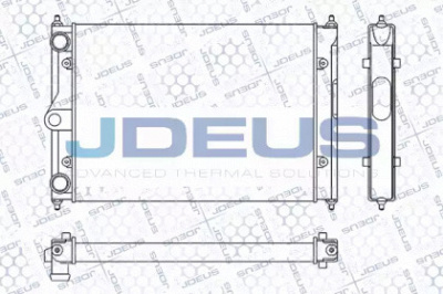 JDEUS m030017a -  Радиатор, охлаждение двигателя