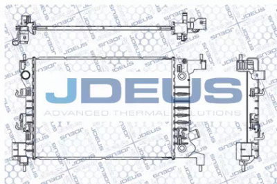 JDEUS m056016a -  Радиатор, охлаждение двигателя