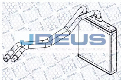 JDEUS m212057a -  Теплообменник, отопление салона