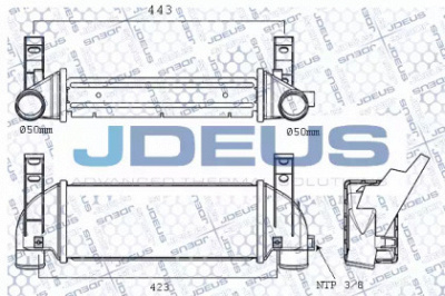 JDEUS m812110a -  Интеркулер