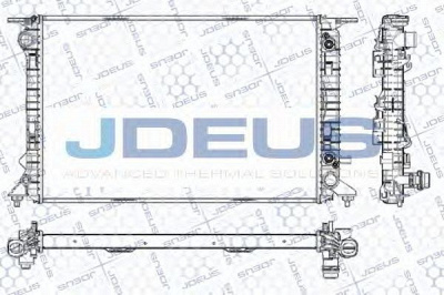 JDEUS ra0010500 -  Радиатор, охлаждение двигателя