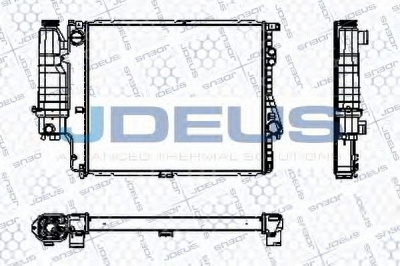 JDEUS ra0050580 -  Радиатор, охлаждение двигателя