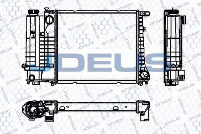 JDEUS ra0050590 -  Радиатор, охлаждение двигателя