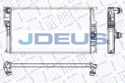JDEUS ra0050770 -  Радиатор, охлаждение двигателя