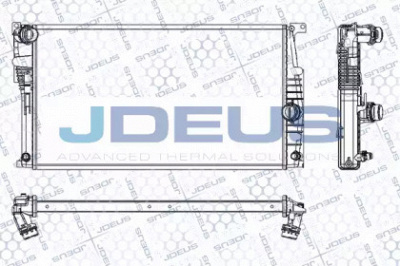JDEUS ra0050780 -  Радиатор, охлаждение двигателя