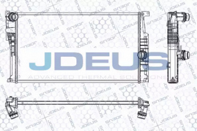 JDEUS ra0050790 -  Радиатор, охлаждение двигателя