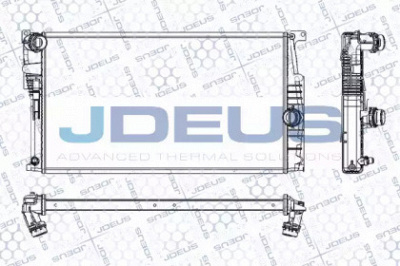 JDEUS ra0050800 -  Радиатор, охлаждение двигателя