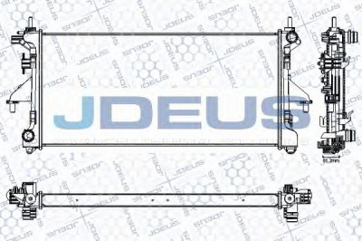 JDEUS ra0070240 -  Радиатор, охлаждение двигателя