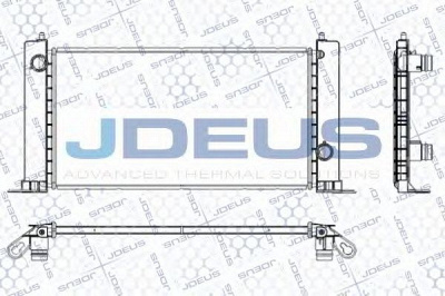 JDEUS ra0110851 -  Радиатор, охлаждение двигателя