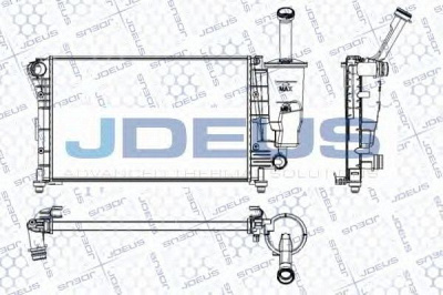 JDEUS ra0111030 -  Радиатор, охлаждение двигателя