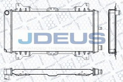 JDEUS ra0120032 -  Радиатор, охлаждение двигателя