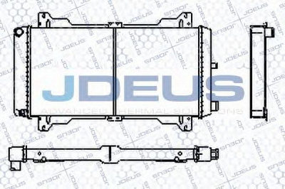 JDEUS ra0120040 -  Радиатор, охлаждение двигателя