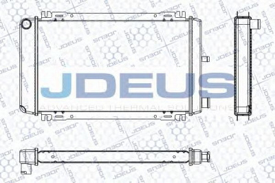 JDEUS ra0120051 -  Радиатор, охлаждение двигателя