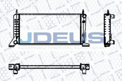 JDEUS ra0120120 -  Радиатор, охлаждение двигателя