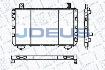 JDEUS ra0120191 -  Радиатор, охлаждение двигателя