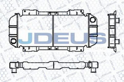 JDEUS ra0120330 -  Радиатор, охлаждение двигателя