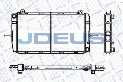 JDEUS ra0120371 -  Радиатор, охлаждение двигателя