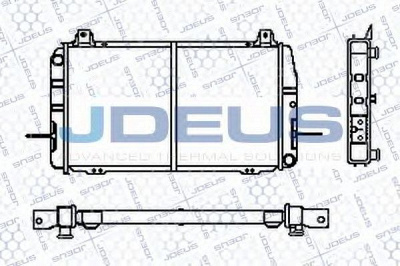 JDEUS ra0120380 -  Радиатор, охлаждение двигателя