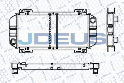 JDEUS ra0120421 -  Радиатор, охлаждение двигателя