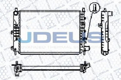 JDEUS ra0120561 -  Радиатор, охлаждение двигателя