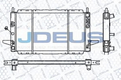 JDEUS ra0120600 -  Радиатор, охлаждение двигателя